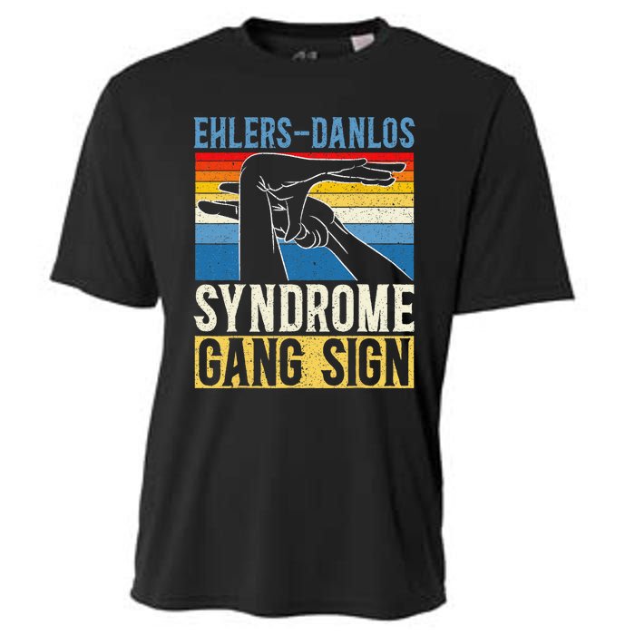 EhlersDanlos Syndrome Gang Sign EDS and HSD Awareness Month Cooling Performance Crew T-Shirt