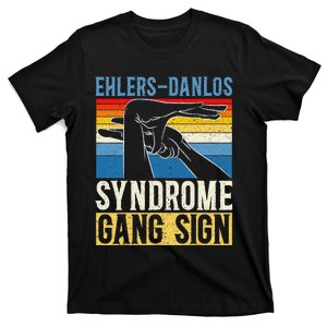 EhlersDanlos Syndrome Gang Sign EDS and HSD Awareness Month T-Shirt