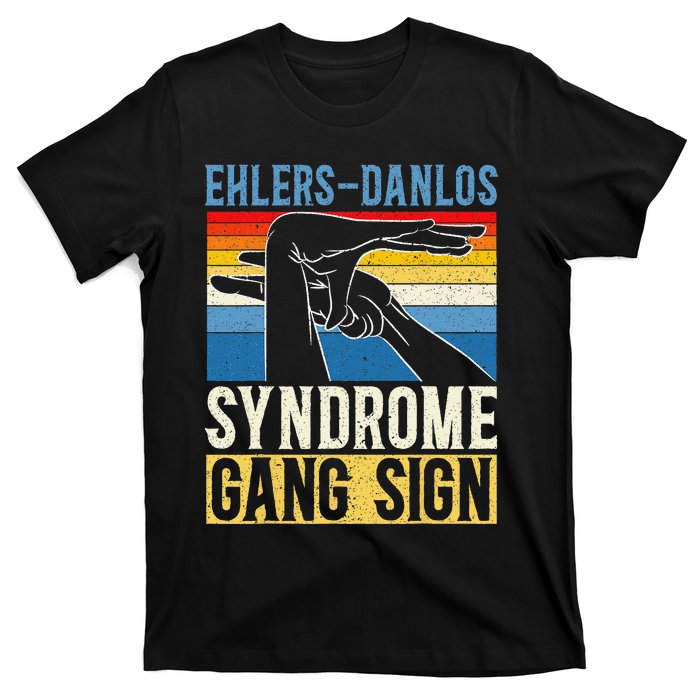 EhlersDanlos Syndrome Gang Sign EDS and HSD Awareness Month T-Shirt