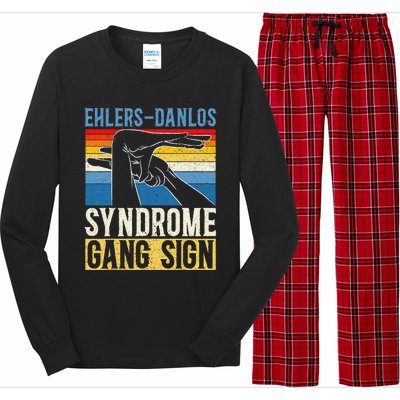 EhlersDanlos Syndrome Gang Sign EDS and HSD Awareness Month Long Sleeve Pajama Set