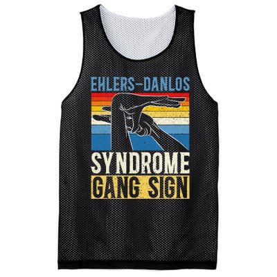 EhlersDanlos Syndrome Gang Sign EDS and HSD Awareness Month Mesh Reversible Basketball Jersey Tank