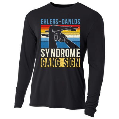 EhlersDanlos Syndrome Gang Sign EDS and HSD Awareness Month Cooling Performance Long Sleeve Crew