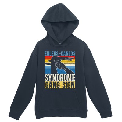 EhlersDanlos Syndrome Gang Sign EDS and HSD Awareness Month Urban Pullover Hoodie