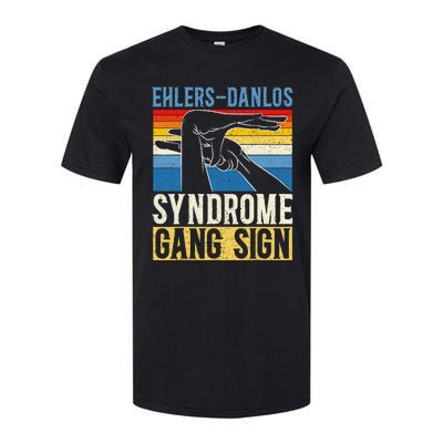 EhlersDanlos Syndrome Gang Sign EDS and HSD Awareness Month Softstyle CVC T-Shirt