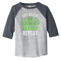 Eat Sleep Garden Repeat Funny Gardener Funny Plant Lover Funny Garden Lover Toddler Fine Jersey T-Shirt