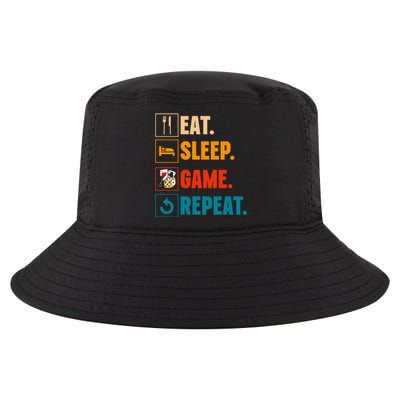 Eat Sleep Game Repeat Game Night Cool Gift Cool Comfort Performance Bucket Hat