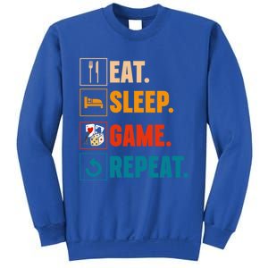 Eat Sleep Game Repeat Game Night Cool Gift Sweatshirt