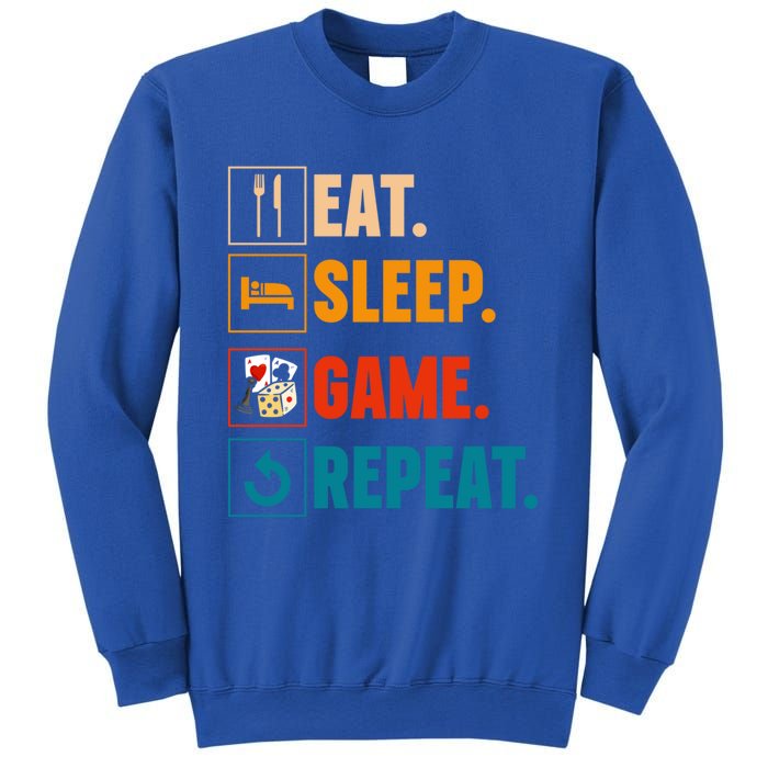 Eat Sleep Game Repeat Game Night Cool Gift Sweatshirt