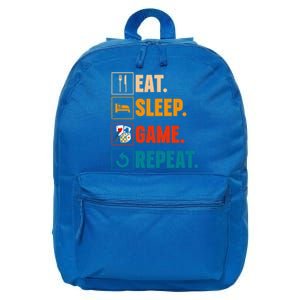 Eat Sleep Game Repeat Game Night Cool Gift 16 in Basic Backpack