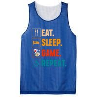 Eat Sleep Game Repeat Game Night Cool Gift Mesh Reversible Basketball Jersey Tank