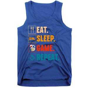 Eat Sleep Game Repeat Game Night Cool Gift Tank Top