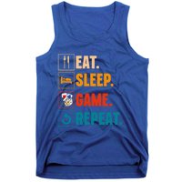 Eat Sleep Game Repeat Game Night Cool Gift Tank Top