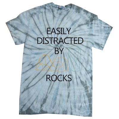 Earth Science Geology Rockhounding Tie-Dye T-Shirt