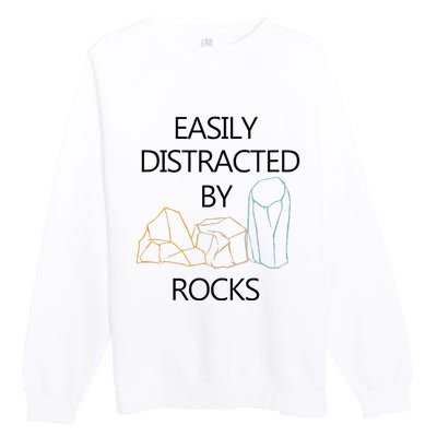 Earth Science Geology Rockhounding Premium Crewneck Sweatshirt