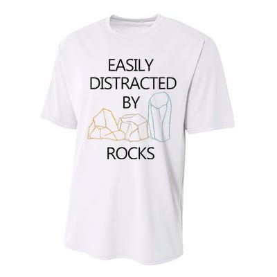 Earth Science Geology Rockhounding Performance Sprint T-Shirt