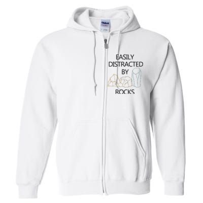 Earth Science Geology Rockhounding Full Zip Hoodie