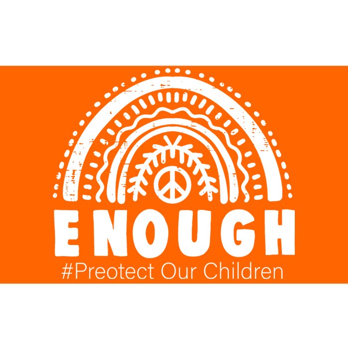 Enough Stop Gun Protect Our Children Orange Mom Dad End Gun Violence Bumper Sticker