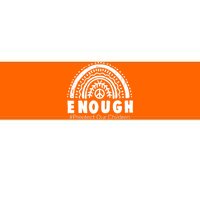 Enough Stop Gun Protect Our Children Orange Mom Dad End Gun Violence Bumper Sticker