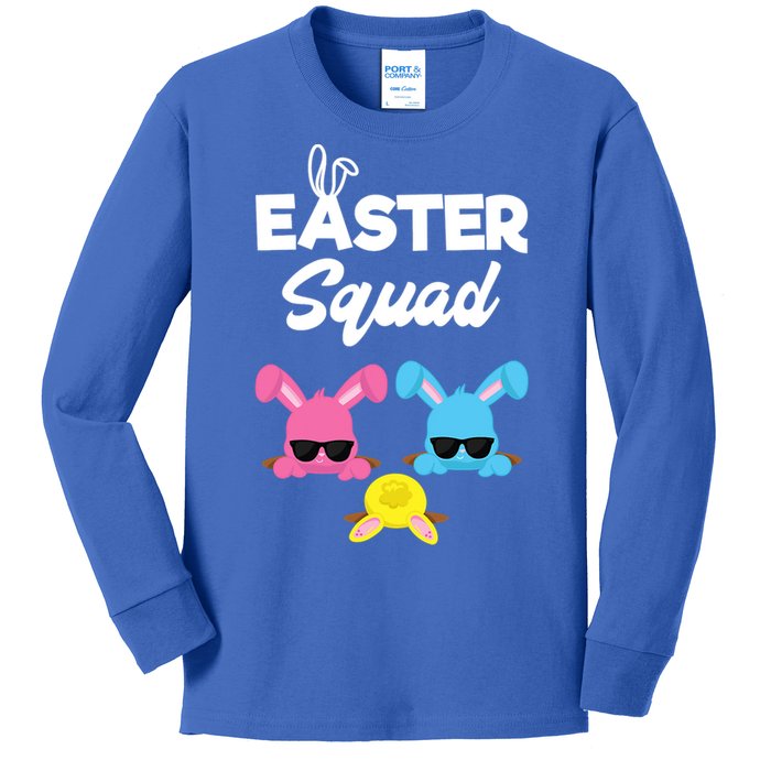 Easter Squad Gift Family Matching Easter Outfit Egg Hunting Gift Kids Long Sleeve Shirt