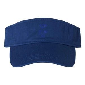 Eat Sleep Gym Repeat Bodybuilder Aesthetic Cool Gift Valucap Bio-Washed Visor