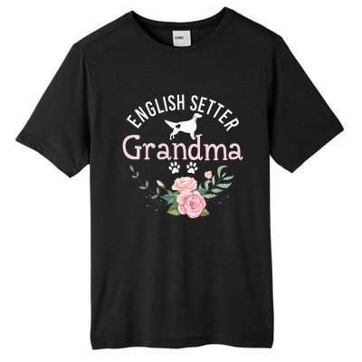 English Setter Grandma Gifts Wo Cute Dog Mother's Day Tall Fusion ChromaSoft Performance T-Shirt