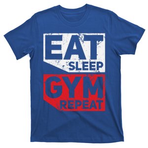 Eat Sleep Gym Repeat Workout Exercise Motivational Gift T-Shirt