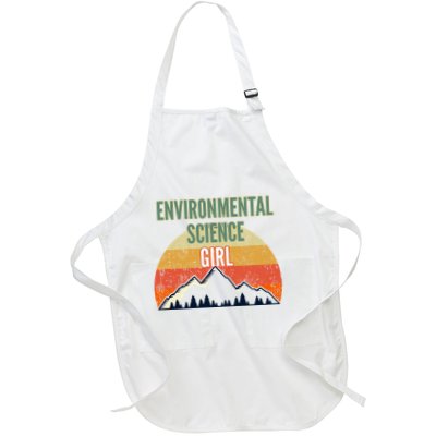 Environmental Science Gift For Women Environmental Science Full-Length Apron With Pockets