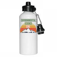 Environmental Science Gift For Women Environmental Science Aluminum Water Bottle