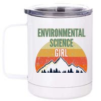 Environmental Science Gift For Women Environmental Science 12 oz Stainless Steel Tumbler Cup