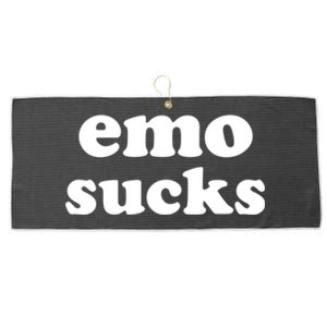 Emo Sucks Gift Large Microfiber Waffle Golf Towel