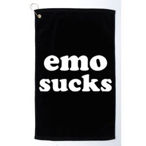 Emo Sucks Gift Platinum Collection Golf Towel