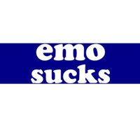 Emo Sucks Gift Bumper Sticker