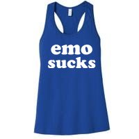 Emo Sucks Gift Women's Racerback Tank