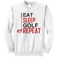 Eat Sleep Golf Repeat Sweatshirt