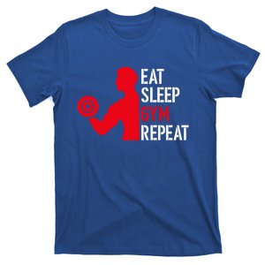 Eat Sleep Gym Repeat Workout Gift T-Shirt