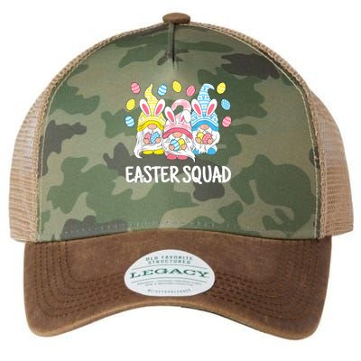  Easter Squad Gnomes Happy Easter Egg Bunny Rabbit Legacy Tie Dye Trucker Hat
