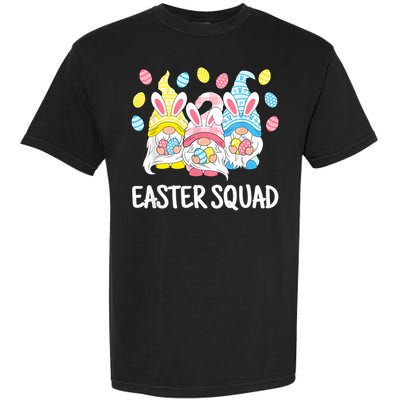  Easter Squad Gnomes Happy Easter Egg Bunny Rabbit Garment-Dyed Heavyweight T-Shirt