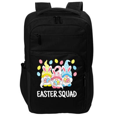  Easter Squad Gnomes Happy Easter Egg Bunny Rabbit Impact Tech Backpack