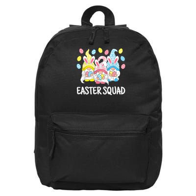  Easter Squad Gnomes Happy Easter Egg Bunny Rabbit 16 in Basic Backpack