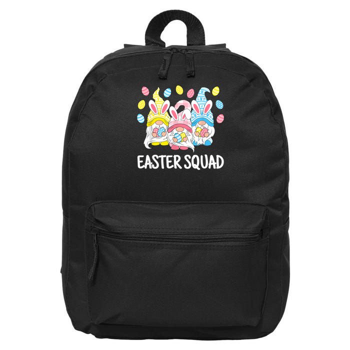  Easter Squad Gnomes Happy Easter Egg Bunny Rabbit 16 in Basic Backpack