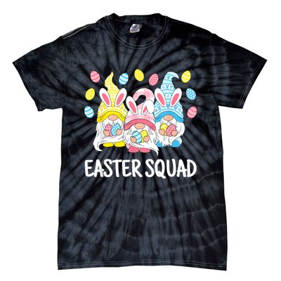  Easter Squad Gnomes Happy Easter Egg Bunny Rabbit Tie-Dye T-Shirt