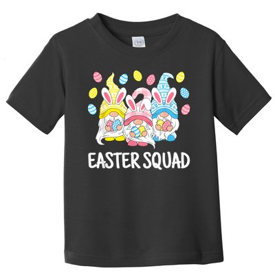  Easter Squad Gnomes Happy Easter Egg Bunny Rabbit Toddler T-Shirt