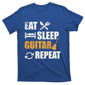 Eat Sleep Guitar Repeat For Guitar Lovers T-Shirt