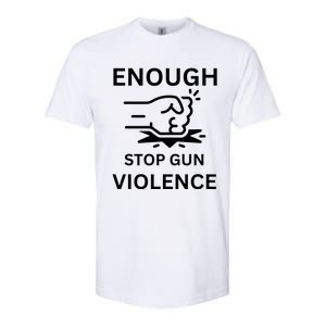 Enough Stop Gun Violence Texas Fist Softstyle® CVC T-Shirt