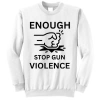 Enough Stop Gun Violence Texas Fist Sweatshirt