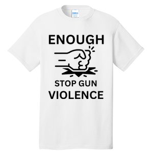 Enough Stop Gun Violence Texas Fist Tall T-Shirt