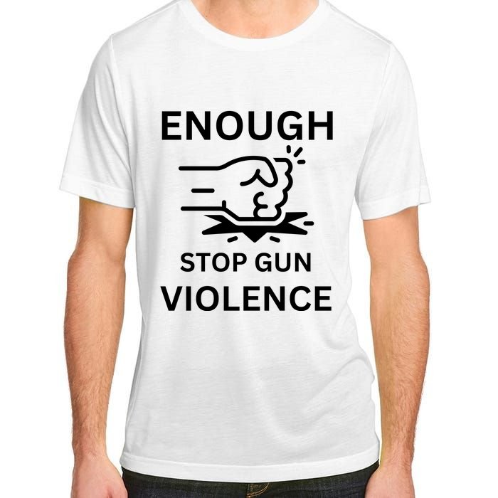 Enough Stop Gun Violence Texas Fist Adult ChromaSoft Performance T-Shirt