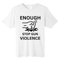 Enough Stop Gun Violence Texas Fist Tall Fusion ChromaSoft Performance T-Shirt