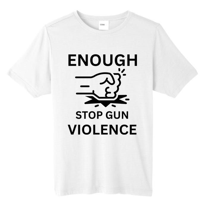 Enough Stop Gun Violence Texas Fist Tall Fusion ChromaSoft Performance T-Shirt