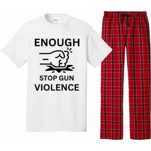 Enough Stop Gun Violence Texas Fist Pajama Set